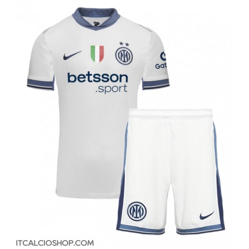 Inter Milan Hakan Calhanoglu #20 Seconda Maglia Bambino 2024-25 Manica Corta (+ Pantaloni corti)